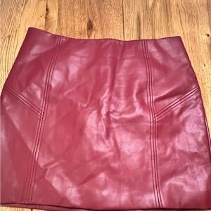 Bagatelle Red Mini Pencil Skirt for Night Out